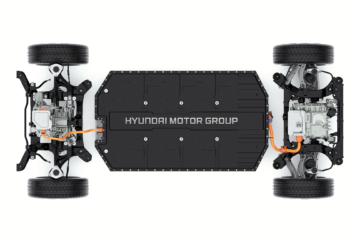 Fahrgestell eines Hyundai-Fahrzeugs der EGMP-Plattform